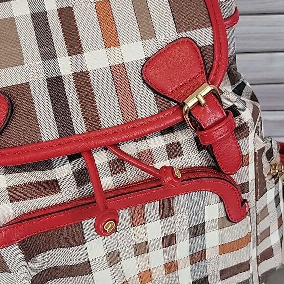 Unbranded checkered plaid backpack - Picture 2 of 13